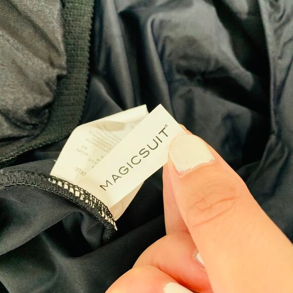 Miraclesuit Plot Twist Valerie One Piece Swimsuit 6006094 Size 10 NEW Black - Picture 12 of 13